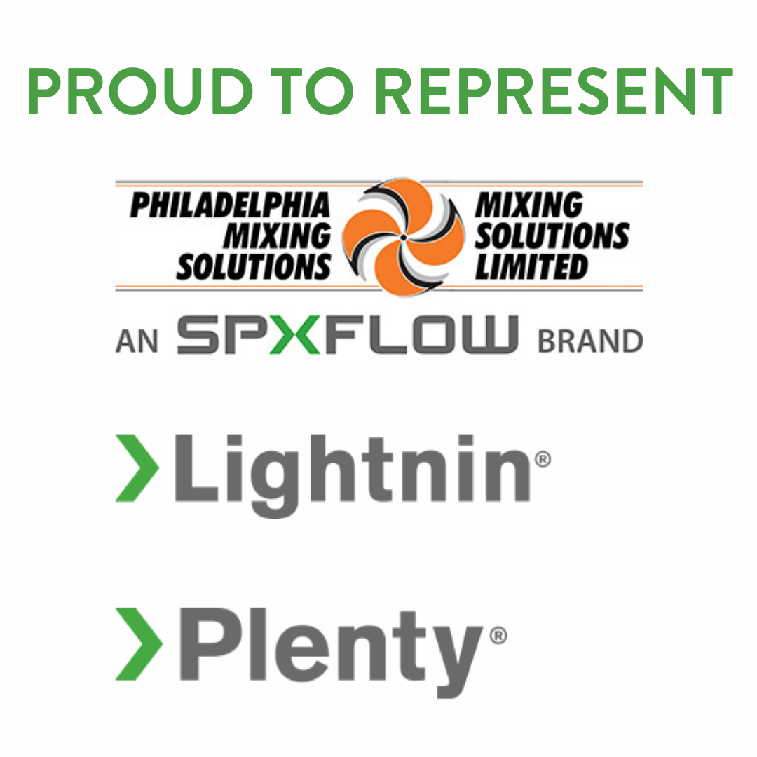 Now representing Philadelphia Mixing Solutions, Lightnin mixers and Plenty mixers